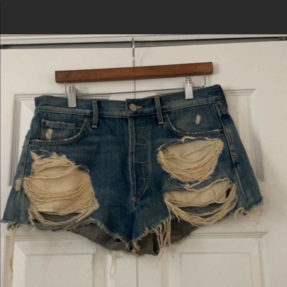 agolde high rise short